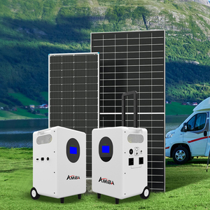 สถานีไฟฟ้าพกพา AMIBA ขนาดใหญ่ ความจุสูง 3000W 500W 1000W สำหรับใช้งานกลางแจ้ง ใช้พลังงานแสงอาทิตย์ เหมาะสำหรับการตั้งแคมป์ - Product Image 2