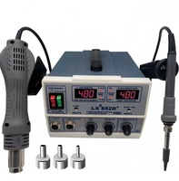 Station de Soudage et de Retravaillage Numérique LK852D++ avec Pistolet à Air Chaud Industriel, Machine à Souder, Garantie 1 An, Support OEM pour Téléphones Mobiles
