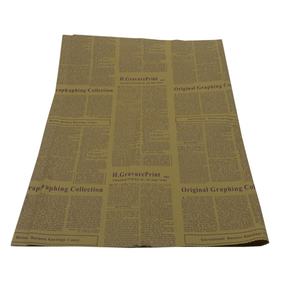 Impression de lettres personnalisées, emballage cadeau, papier journal ancien - Product Image 5