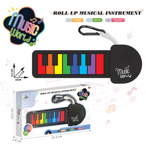 Wholesale Portable Tiny Silicone Electronic Musical Instrument Novelty Gifts Piano Electronic Toys - Product Image 4