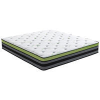 Matelas hybride à ressorts ensachés de 12 pouces, taille Queen, vente en gros