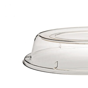 Couvercle d'<span class=keywords><strong>assiette</strong></span> de service ovale 12 "avec <span class=keywords><strong>logo</strong></span> personnalisé Couvercle d'affichage de plat en plastique pour hôtel et restaurant - Product Image 3