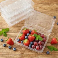 Lot de 50 boîtes alimentaires jetables transparentes en PP pour sushis, salades, fruits et collations – Fournisseur chinois de contenants en plastique