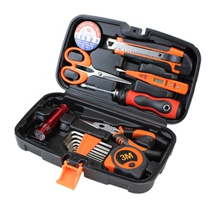 Ensemble d'outils à main multifonctionnels pour la maison, 17 pièces, kit de réparation domestique avec boîte de rangement portable pour l'entretien quotidien et les travaux de bricolage - Product Image 3
