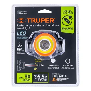 ไฟฉายคนงานเหมือง LED รุ่น BOX 4 TRUPER 80 ลูเมน แบบชาร์จไฟได้ - Product Image 4