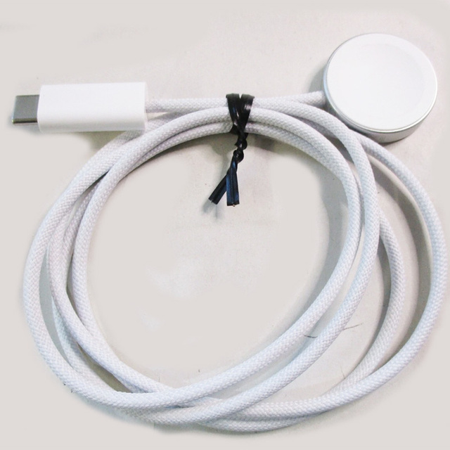 Wholesale Custom 1m Nylon Braided Magnetic Fast Wireless Charging USB-C Cable Replacement for Apple Watch