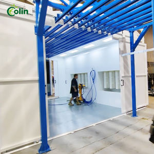 Komple toz kaplama ekipmanı hat-otomatik konveyör + püskürtme tabancası + kür tüneli | En iyi fiyat - Product Image 4