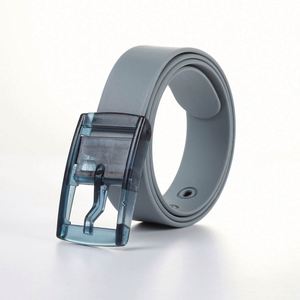 Stylish Silicone TPE Belt for Women-<b>Creative</b> Design Silk Screen Printed Promotional OL Fashion Accessory - Product Image 3