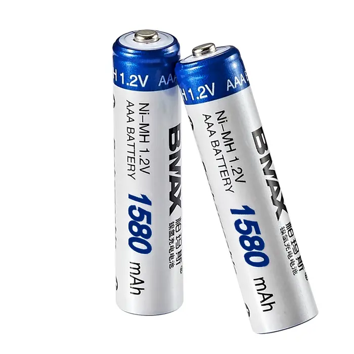 니켈 금속 수소 배터리 ni mh BMAX 1.2 V 1580 mAh AAA 충전식 배터리 NiMH 교체 배터리