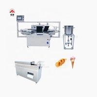 Machine à cône à gaufres machine à crème glacée à cône machine à cône comestible machine de fabrication de produits de boulangerie