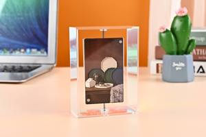 Hot bán xoay trong suốt Acrylic khung ảnh với vít độc đáo thiết kế cho trưng bày hình ảnh trong nhà văn phòng - Product Image 2