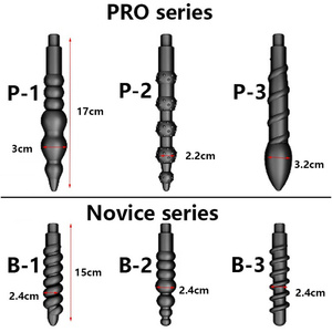 Pompe anale manuelle pour homme, modèle <span class=keywords><strong>Rosebud</strong></span>, cylindre perforateur avec insert en silicone en spirale, massage par succion, stimulateur de la prostate, jouets sexuels - Product Image 6