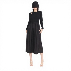 Vestido Largo Elegante para Mujer, Estilo Casual, Línea A, Manga Larga, Vestido de Fiesta, Vestido Midi Vintage - Product Image 3
