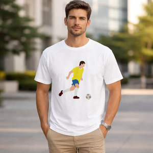 <span class=keywords><strong>Camiseta</strong></span> Personalizada <span class=keywords><strong>Retro</strong></span> <span class=keywords><strong>de</strong></span> la Selección Brasileña <span class=keywords><strong>de</strong></span> Fútbol para Hombre, <span class=keywords><strong>Camiseta</strong></span> Gráfica <span class=keywords><strong>de</strong></span> Algodón Extra Grande, Regalo Ideal para Fanáticos <span class=keywords><strong>de</strong></span> Leyendas del Fútbol - Product Image 3