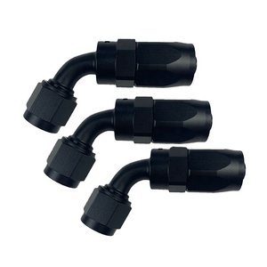 Nouvelles pièces de course BJR, raccord pivotant AN6 en aluminium CNC de haute qualité à 60 degrés pour tuyau de carburant - Product Image 1