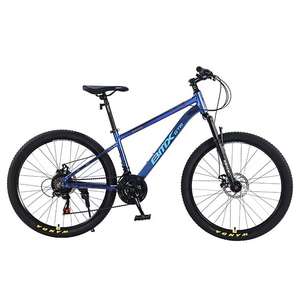 VTT en alliage d'aluminium MTBGO, vélo de montagne pour adultes, suspension avant, frein à disque, 21 vitesses, pédale ordinaire, unisexe pour adultes - Product Image 4