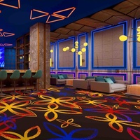 Hôtels, casinos, cinémas et théâtres de luxe personnalisés avec des murs, des tapis et des carreaux de sol imprimés en 3D à la mode