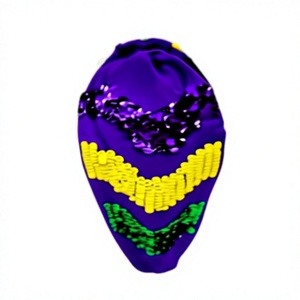 Luxury Eco-Friendly Daily Wear Mardi Gras Theme <b>Beaded</b> Handmade Pearl <b>Headband</b> Hair Accessory for Wedding Anniversary New Design - Product Image 1