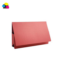 Carpeta de Archivo Expandible de Papel Manila 240GSM Ecológica para Oficina y Escuela, con Media Solapa, para Documentos