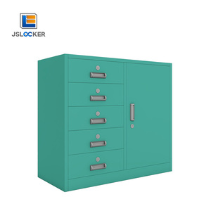 Tủ đựng đồ hiện đại nhiều ngăn, tủ sắt 5 ngăn kéo, tủ hồ sơ bằng thép, tủ sắt có ngăn kệ điều chỉnh - Product Image 3