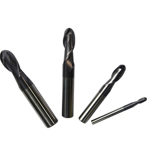 Extra Long Solid Carbide <strong>Roughing</strong> End Mill High Performance <strong>CNC</strong> Cutting <strong>Tools</strong> for Hard Metal Machining Helix Angle - Product Image 1