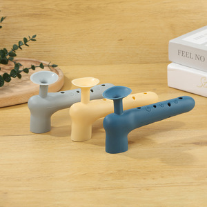 Protection de poignée de porte de salle de bain pour la sécurité des enfants, anti-collision, anti-choc, anti-statique, avec ventouse en silicone, couvre-poignée d'entrée - Product Image 1