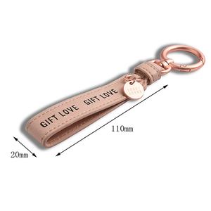High Quality Luxury Brown Bling Diamond PU Leather Car Motorcycle Keychain <b>Key</b> <b>Chains</b> - Product Image 4