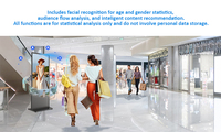 Écran tactile interactif numérique 32 pouces pour affichage publicitaire, compatible Android et Windows, idéal pour les expositions, les centres commerciaux, les magasins, ODM, OEM