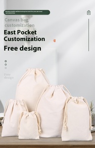 Wholesale Custom Large Capacity Recyclable Storage Drawstring Canvas Pocket Luxury <strong>Dust</strong> <strong>Bag</strong> Packaging Handbags - Product Image 4