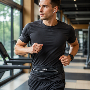 Riñonera de Nailon para Hombre <span class=keywords><strong>LIVEUP</strong></span>, Moderna e Impermeable, para Deportes al Aire Libre, Almacenamiento de Teléfono Móvil, para Correr y Hacer Ejercicio - Product Image 3