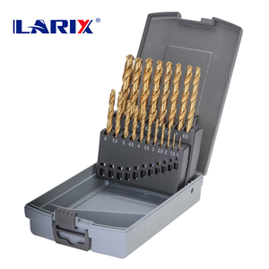 MECHWARE 19PCS <span class=keywords><strong>Set</strong></span> Mata Bor Inti HSS-G Berlapis TiN 1-<span class=keywords><strong>10mm</strong></span> DIN338 Panjang <span class=keywords><strong>10mm</strong></span> untuk Pengeboran Kayu - Product Image 4