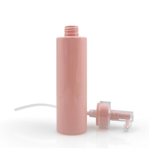 Factory Custom Logo Printed <b>Pump</b> Matte Hotel Conditioner Shampoo Face Wash Body Cream Luxury Pink Plastic Cosmetic <b>Bottle</b> - Product Image 5
