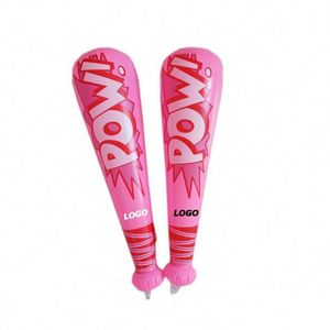 <b>Inflatable</b> Baseball Bat Noisemakers Custom Printed POW Rally Bats for Kids & Events - Product Image 1