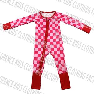 दम्बू बच्चों की लंबी आस्तीन सर्दियों के शिशु पजामा के नवजात बांस के रोमर हाथ और पैर कैजुअल सेट जिपर बच्चे का वसंत - Product Image 5