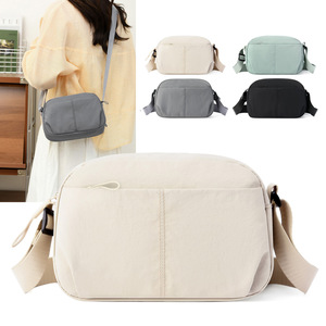 Simple Everyday Commuter Women's Shoulder Bag Solid Color Japanese Style Casual Small Square Crossbody Bag Lightweight Portable - Product Image 1