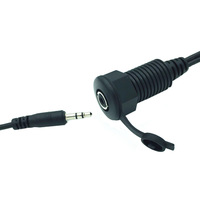 Wasserdichtes Audiokabel DC3,5 mm Buchse auf 2RCA Stecker 3,5 mm Aux MP3-Player