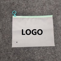 Sac d'emballage imprimé sérigraphié recyclable et tendance pour vêtements, sac à fermeture éclair en PE/EVA, sac en PVC imperméable et durable