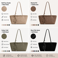 Sac fourre-tout en daim, avec breloque étoile et sangle nouée, fermeture éclair supérieure sécurisée, logo personnalisé multicolore, vente en gros OEM/ODM