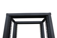 Armoire de serveur à cadre ouvert avec roues, utilisée pour les équipements de télécommunication réseau