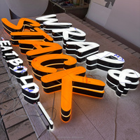Enseignes LED personnalisées pour entreprises, lettres lumineuses, signalétique éclairée, affichage de logo commercial pour devanture de magasin