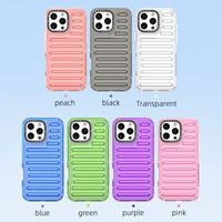 Étui de téléphone de luxe simple en TPU+PC électroplaté, tendance streetwear, antichoc pour 14/13/12/11 Pro Max/XS/XR/8/7 Plus