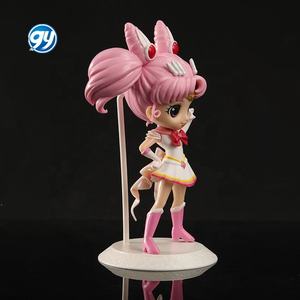 15.5cm 2 pièces Sailor Moon Figure Anime dessin animé Usagi Chibiusa poupée jouet Statue - Product Image 4