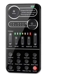 K9 Mini changeur de voix 12 effets différents changement de voix 3.5mm pour jeux chanson téléphone cadeaux de diffusion en direct - Product Image 1