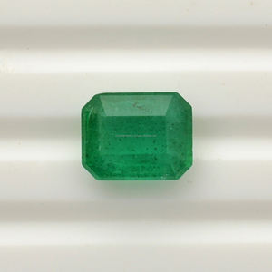2,10 CTS. Esmeralda zambiana natural 8,7x6,90mm Octagon Emerald Cut Faceted Loose Gemstone Proveedor al por mayor de La India - Product Image 2