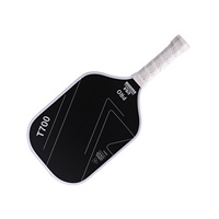 Raquette de pickleball en fibre de carbone alvéolée Station T700 - Surface sablée rugueuse, raquette épaisse de compétition professionnelle pour joueurs avancés