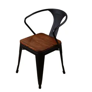 Современный дизайн на заказ, оптовая продажа с завода, стул для ресторана, стул для столовой, металлический обеденный стул для продажи