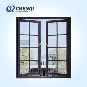 Fenêtres à battant en aluminium français Aka Grilles Divis-lite Muntins avec barres de vitrage en option - Product Image 1