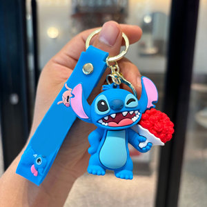 Cartoon Key Chain Pvc Soft Plastic Doll Pendant Cute Couple Key Chain Small Gift