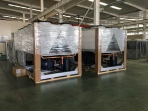 Refrigeratore a vite raffreddato ad <span class=keywords><strong>aria</strong></span> industriale adatto per alberghi ristoranti centri commerciali refrigeratore di acqua fredda - Product Image 4