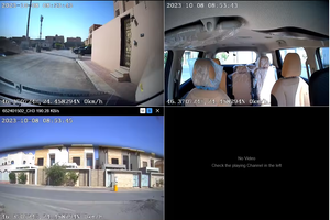 Dễ dàng cài đặt Mini Dash máy ảnh 4G Duel ống kính 3CH 1080P Xe Tải xe ghi GPS theo dõi Full HD độ phân giải cao Wifi Dashcam - Product Image 3